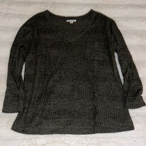 American Eagle army green sweater